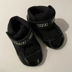 Air Jordan 11 Retro Size 2C Space Jam 2016 Infant Crib Shoe Soft Bottom